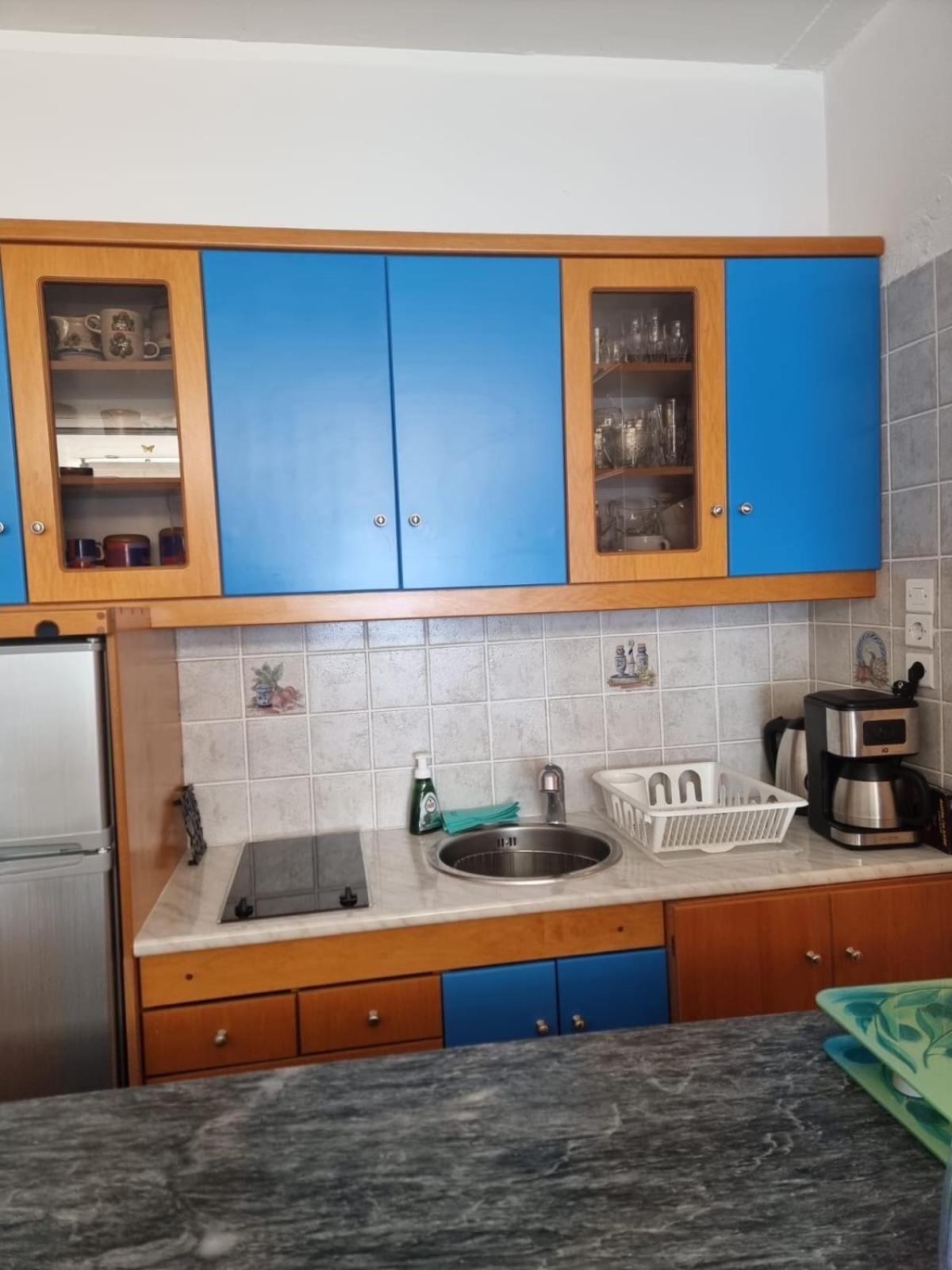 Atlas Apartment With Private Beach And Seaview Blue Loutraki  Luaran gambar